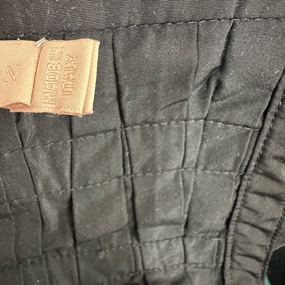 Rare Brock Collection Off the Shoulder Black Midi Dress - Picture 7 of 12